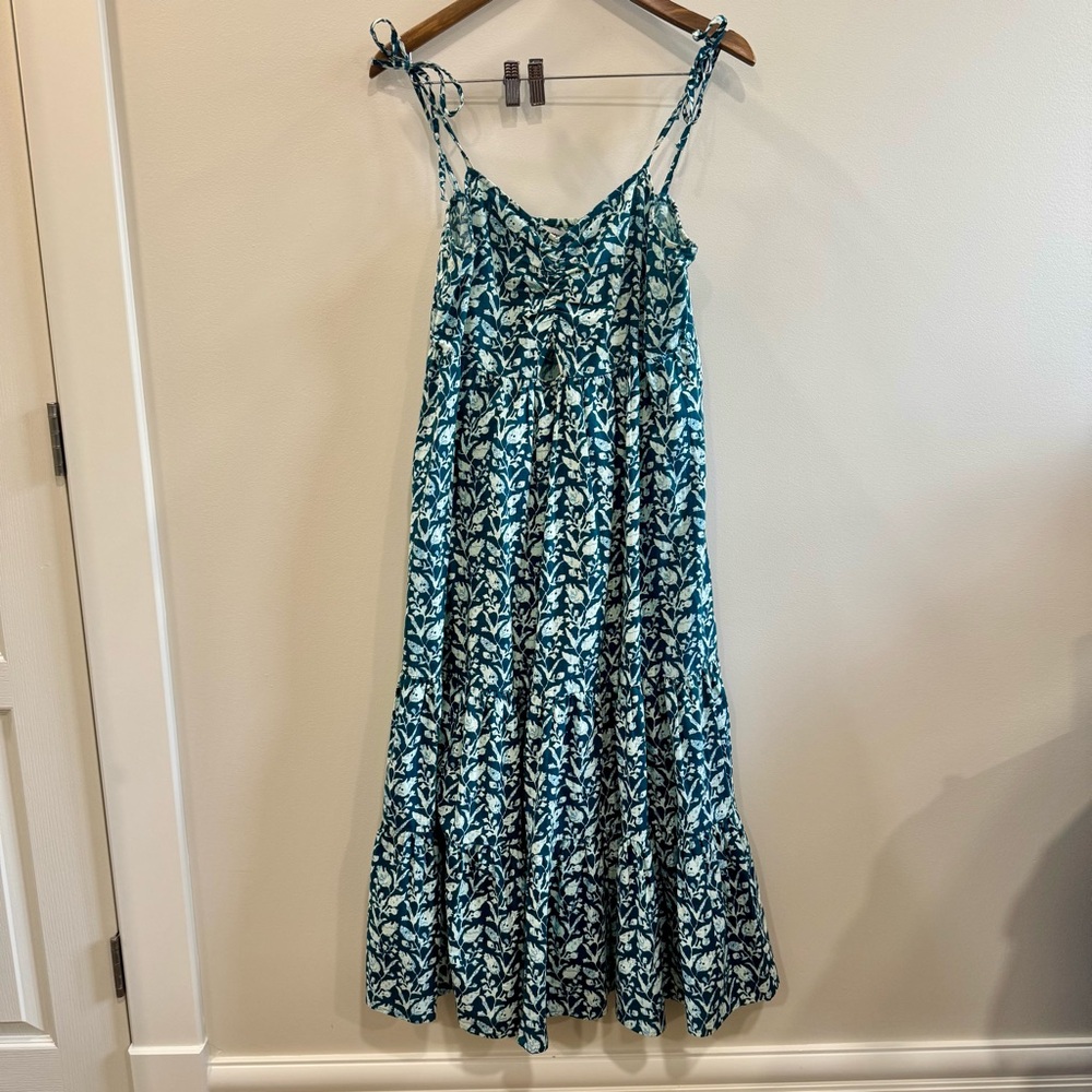 Woolworths Floral Teal Maxi Dress